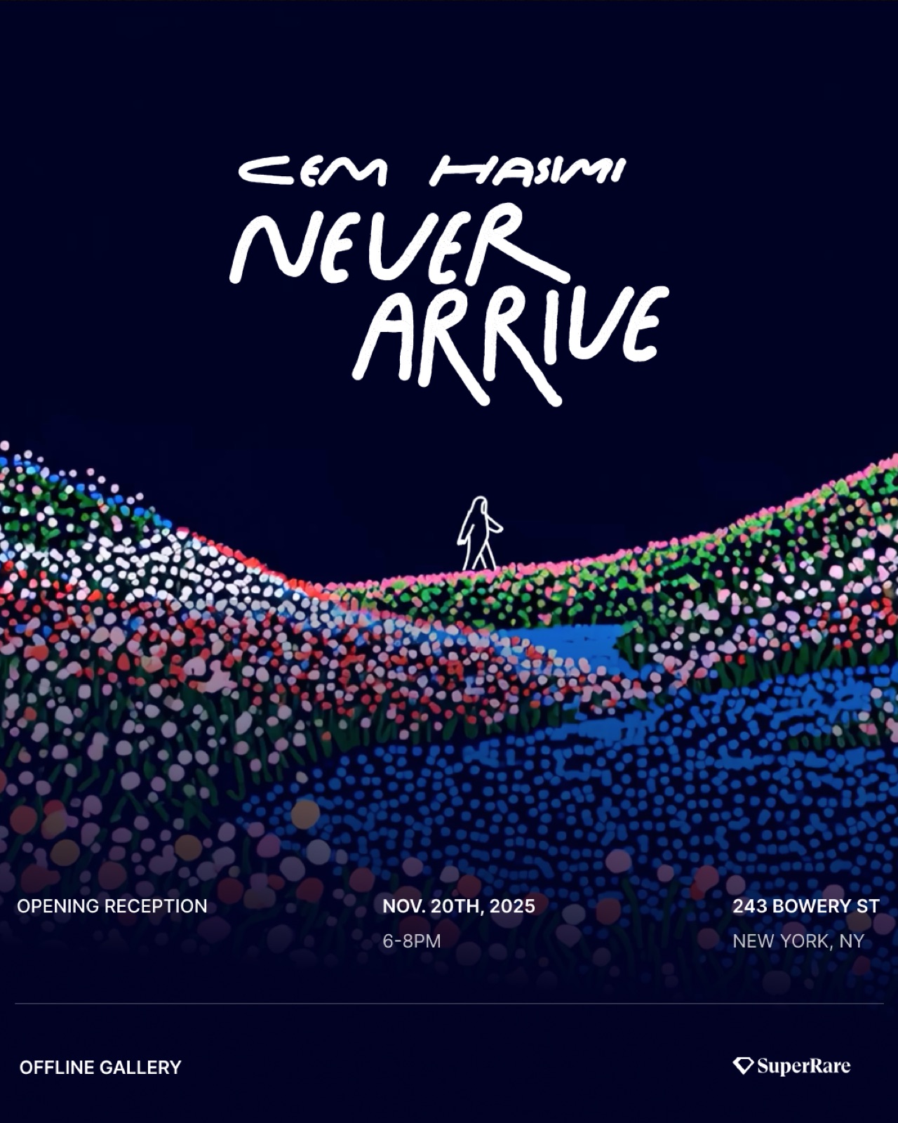 Cem Hasimi: Never Arrive — poster