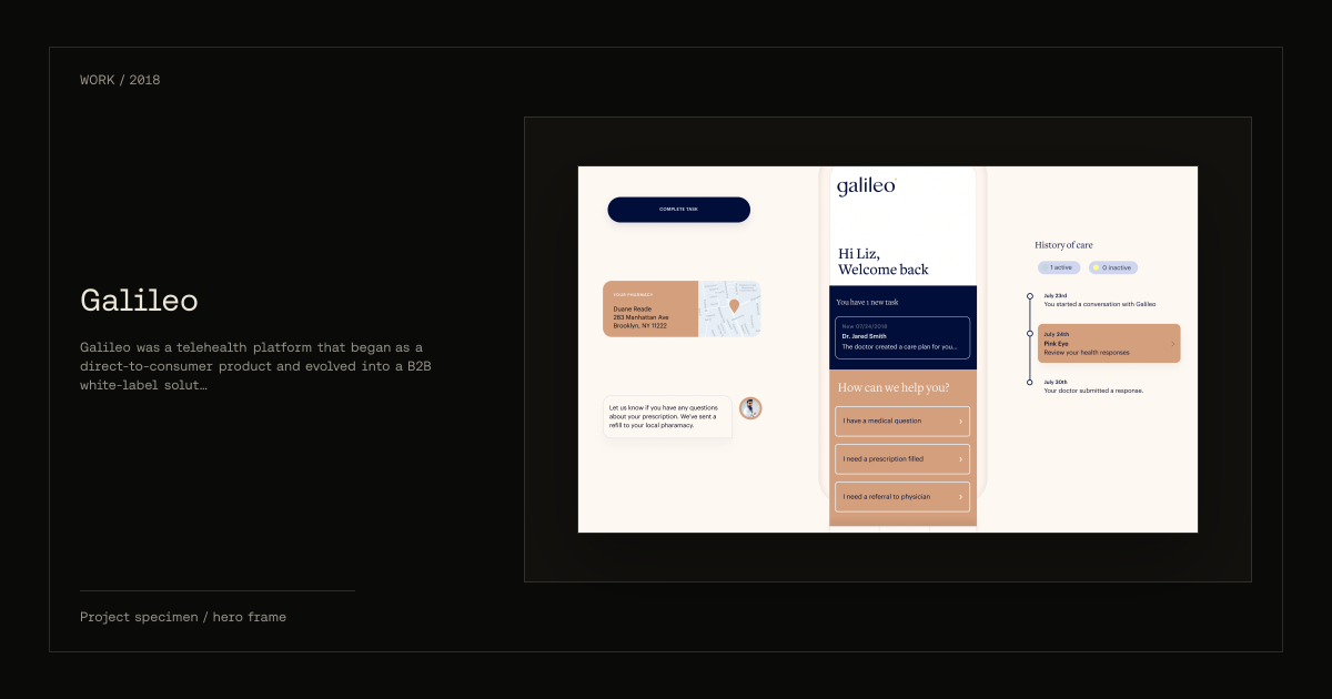 Joshua Long: Co-Founder tCR, Former Head of Design, Galileo